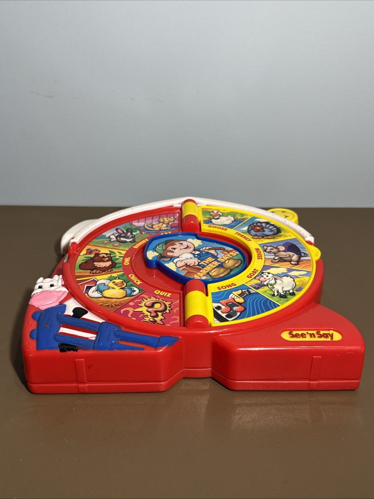 Mattel See N Say Animal Sounds Toy Talking Learning Toy Works 2003