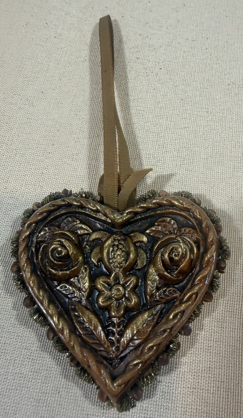 Authentic German Butter Cookie Heart Decor Handcrafted Oktoberfest Style