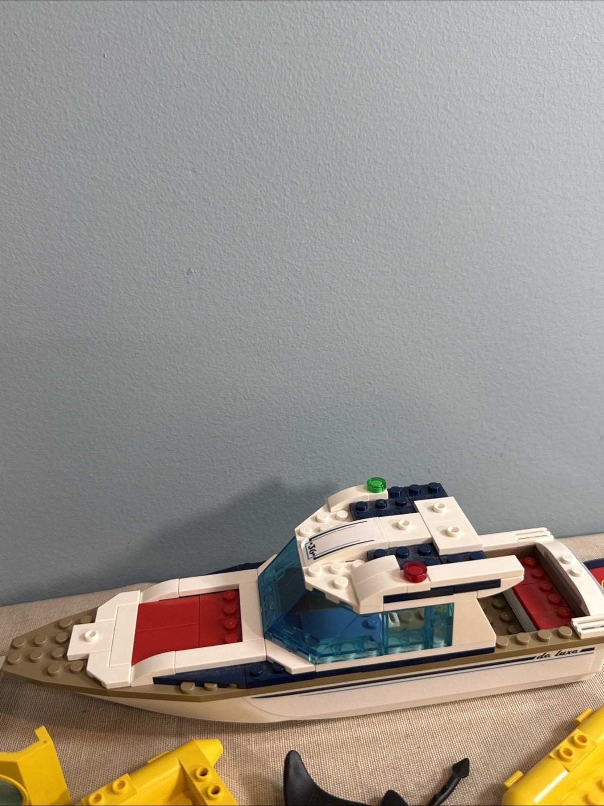 LEGO Deep Sea Lot: 60221 Diving Yacht, 1806, Manuals, 3 Minifigs, 4 Animals