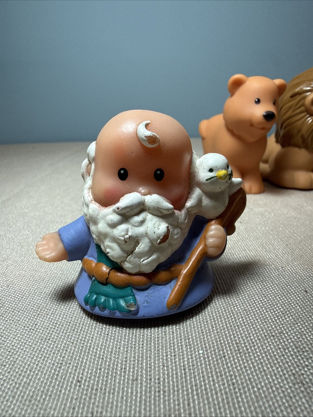 Fisher Price Little People Noah Ark Figure Lot Animals Baby Jesus Preschool Toys