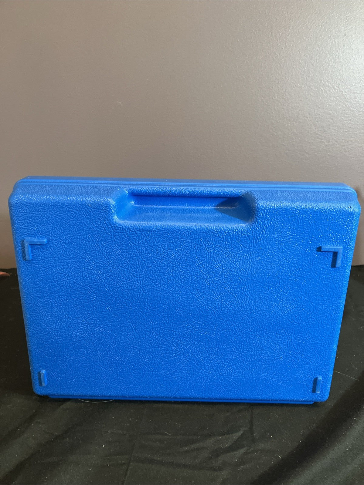 Vintage LEGO Carrying Case Blue Storage Box 1983 Hard Plastic