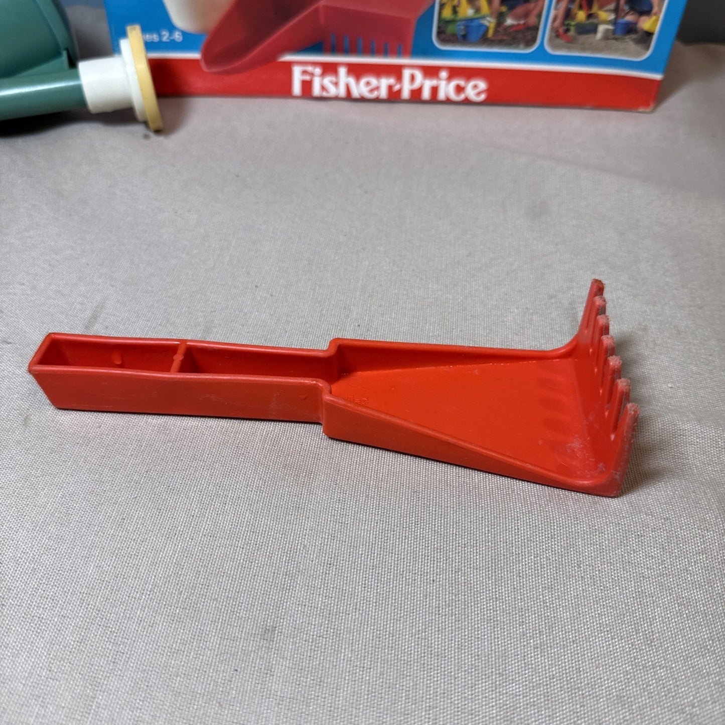 Vintage 1981 Fisher Price Garden Set 112 Playset Box Incomplete Replacement Part