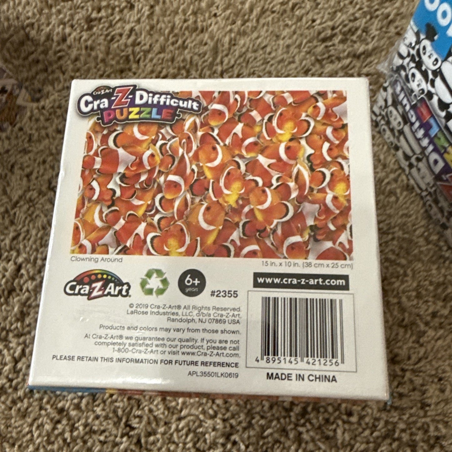 Cra-Z-Art Puzzle Bundle with Playing Cards Goldfish Pandas 100pc NEW