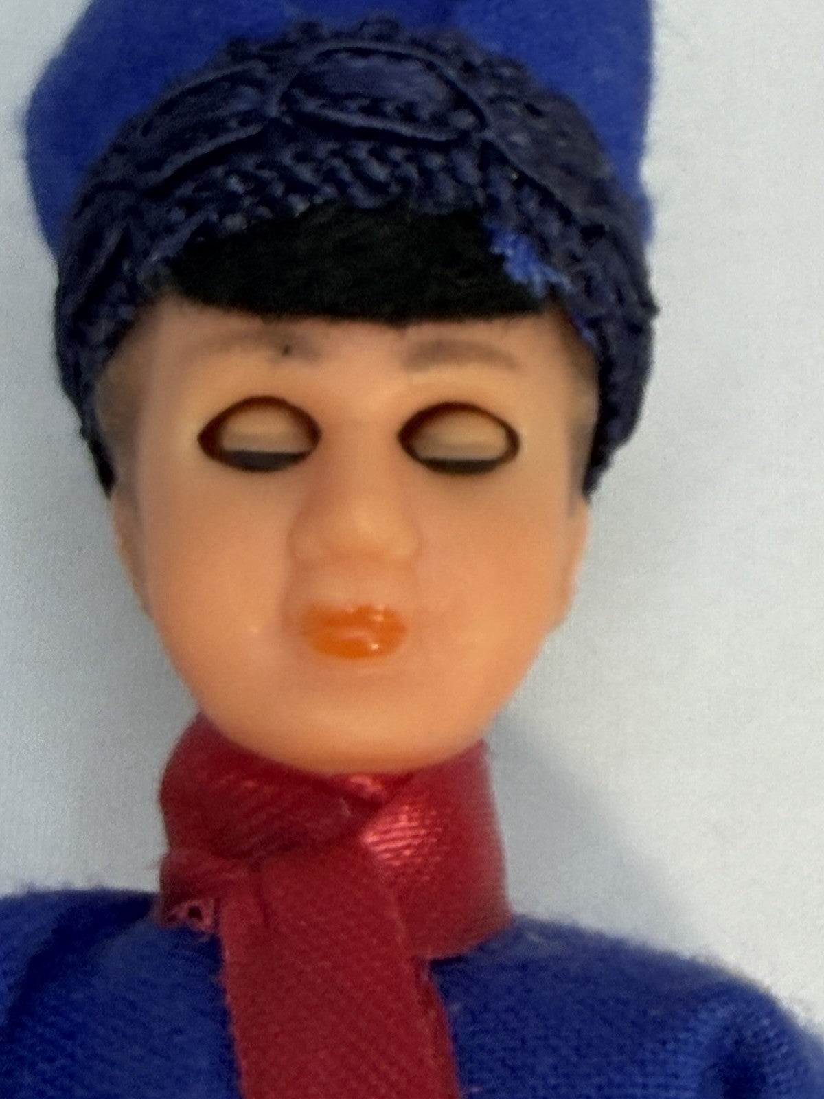 Vintage European Dutch Boy Souvenir Doll Sleepy Eyes England In Plastic Tube 6”