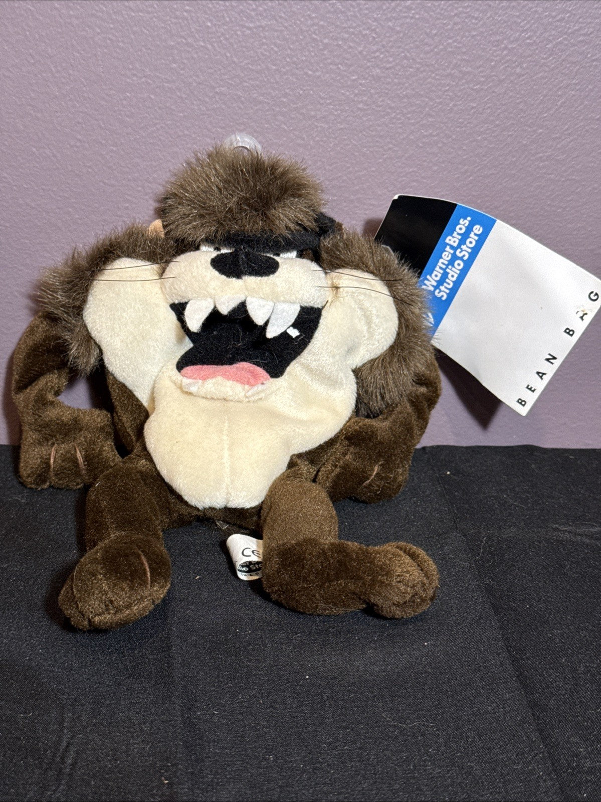 Warner Bros Studio Taz Bean Bag Plush Vintage 1998