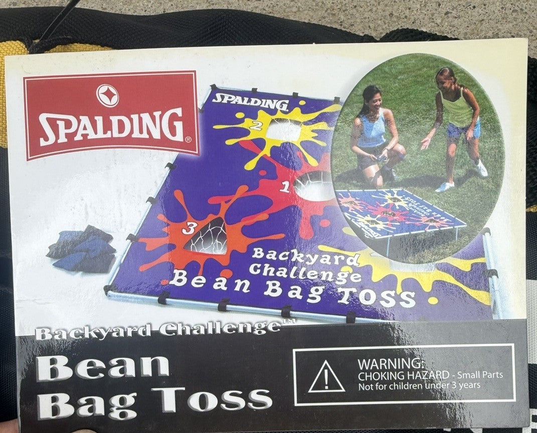 Spalding Backyard Challenge Bean Bag Toss Game Set 40x40 Steel Frame NIB