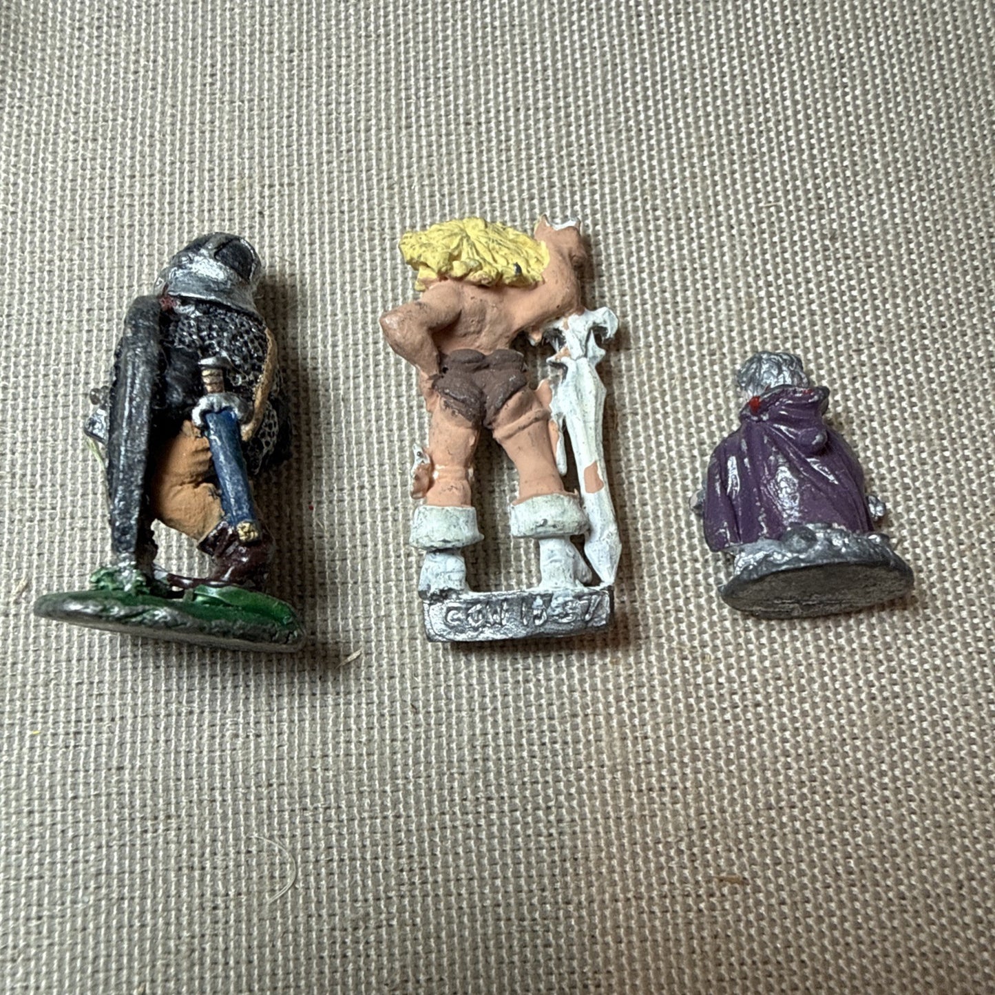 Vintage Metal D&D RPG Miniature Bulk Lot Of 16 Oldhammer Citadel Wizards Elves