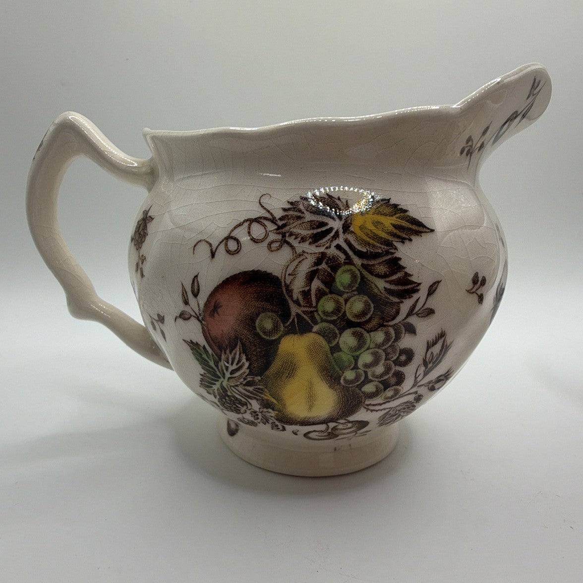 Johnson Brothers Autumn Delight Ironstone Creamer Sugar Bowl England