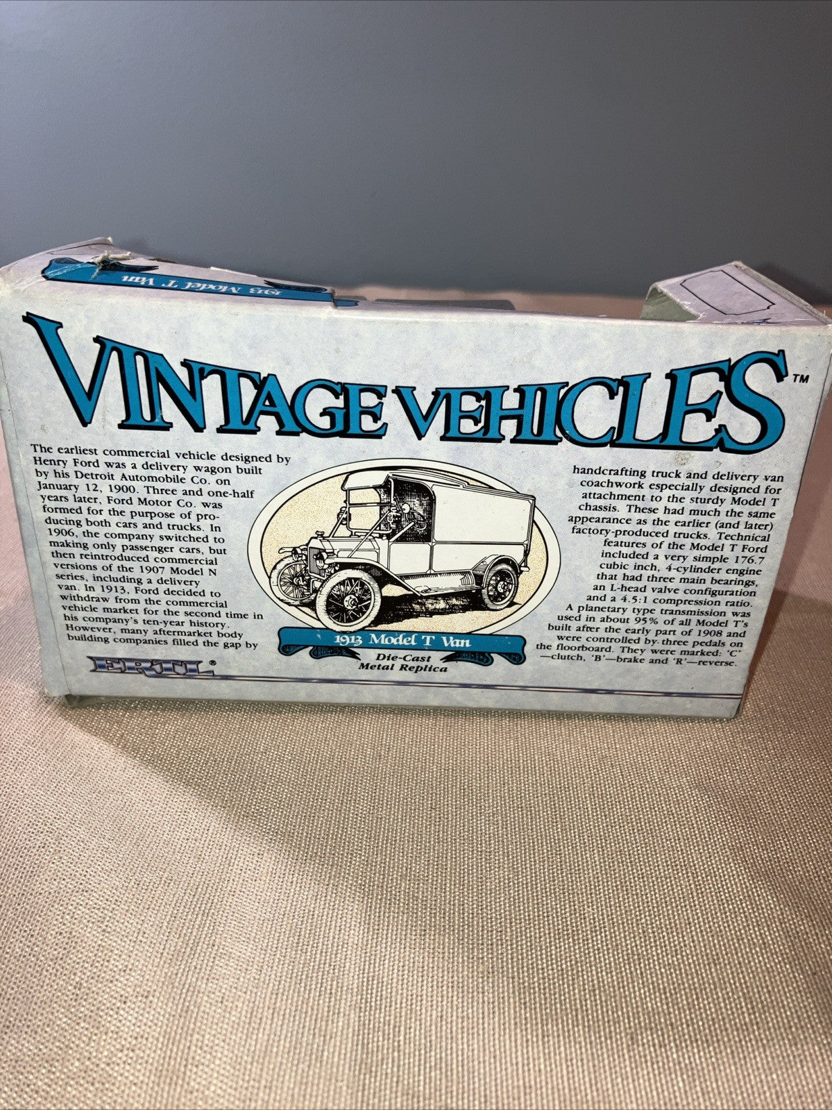 Ertl Vintage Car Lot Model T Packard Chevy Roadster Diecast 1:36