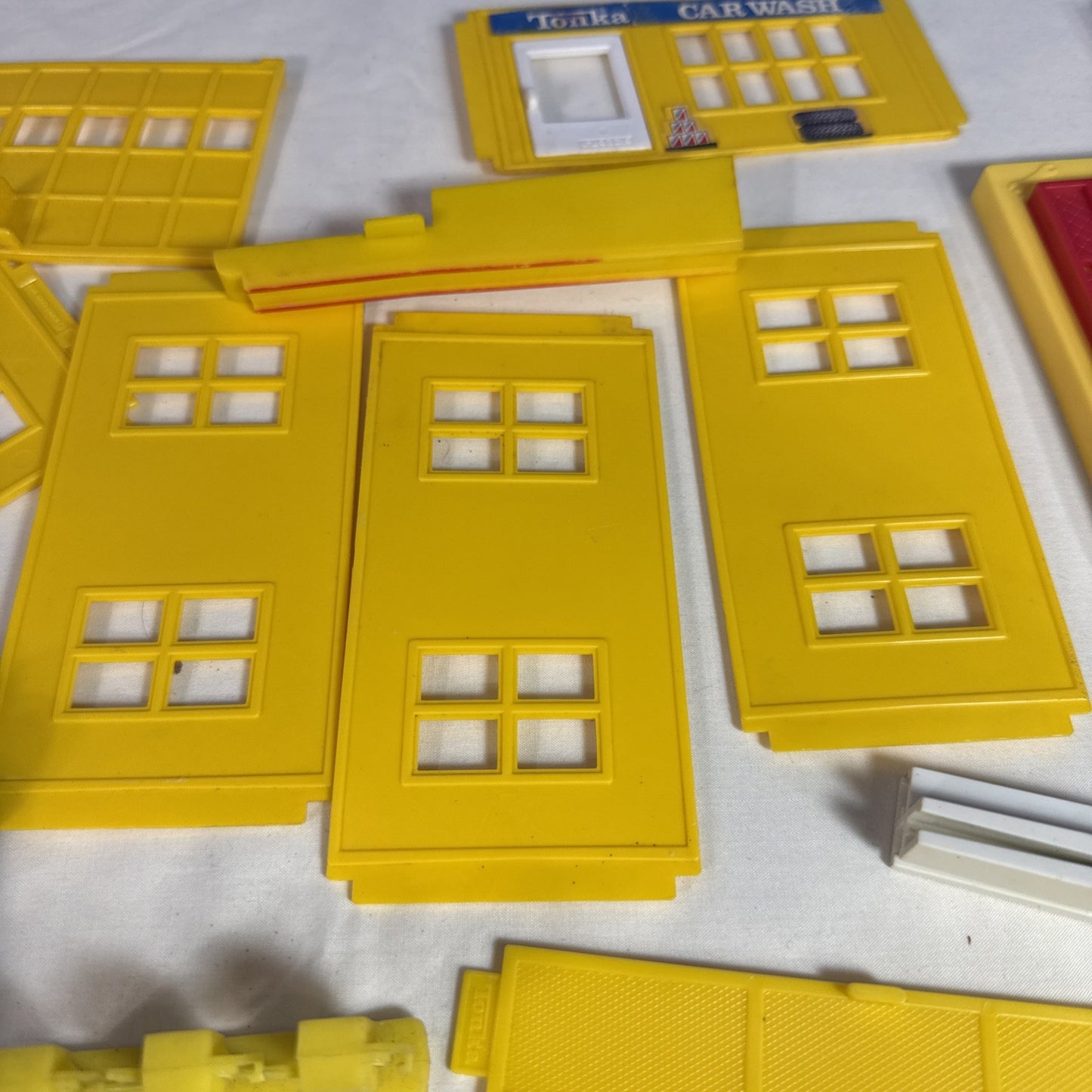 Vintage Tonka Builder Playset 5051 Shell Station Car Wash Parts Incomplete 1979