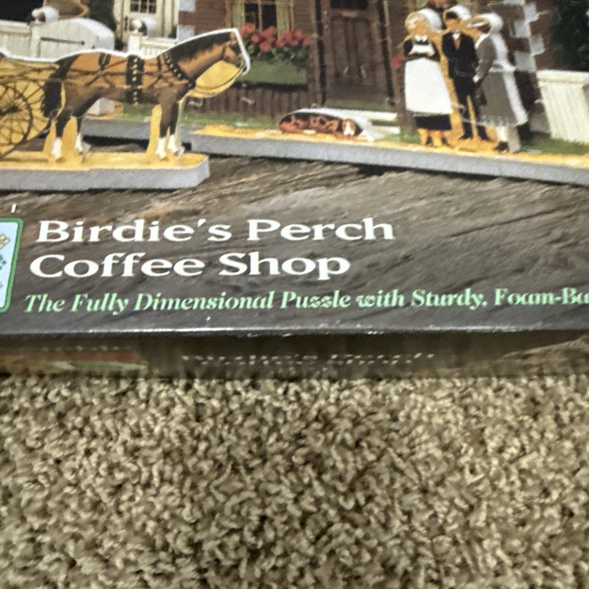 Charles Wysocki Birdies Perch Coffee Shop 1000 Piece Jigsaw Puzzle Americana NEW