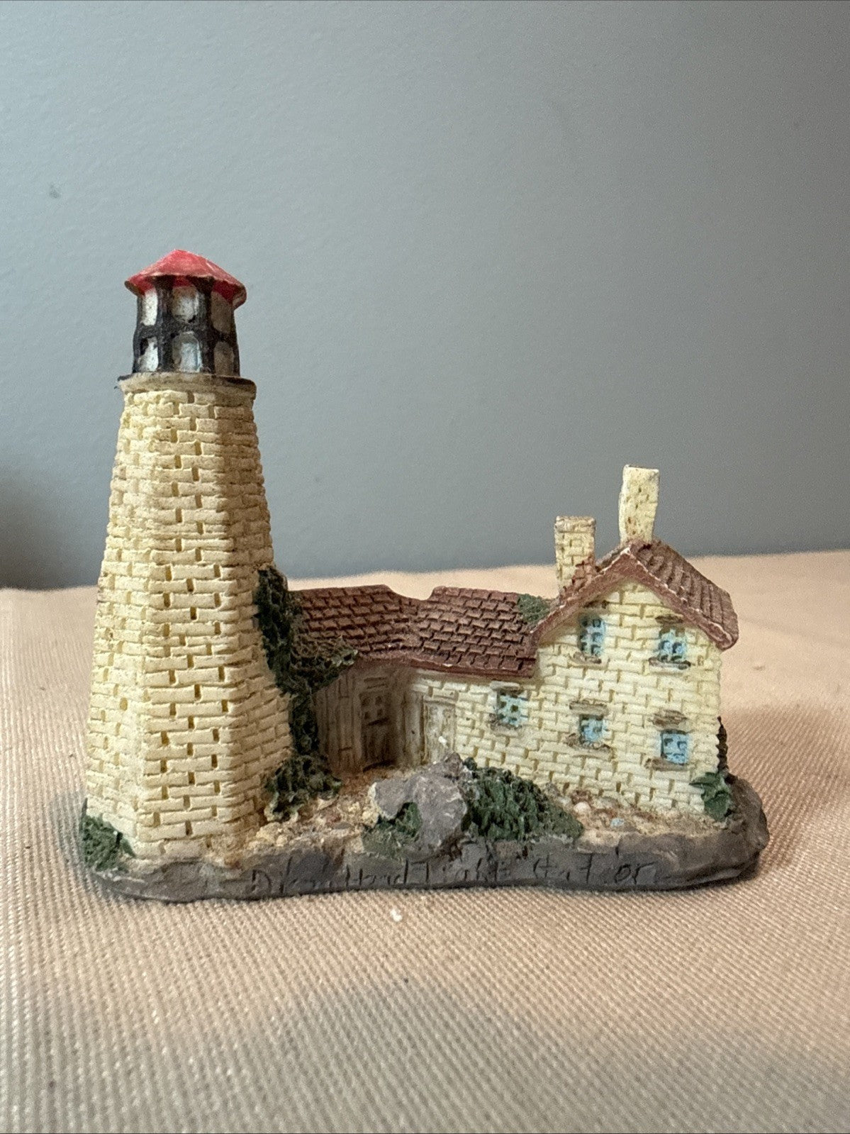 Vintage Lighthouse Figurines Lot 7 Coastal Nautical Miniatures Mixed Brands