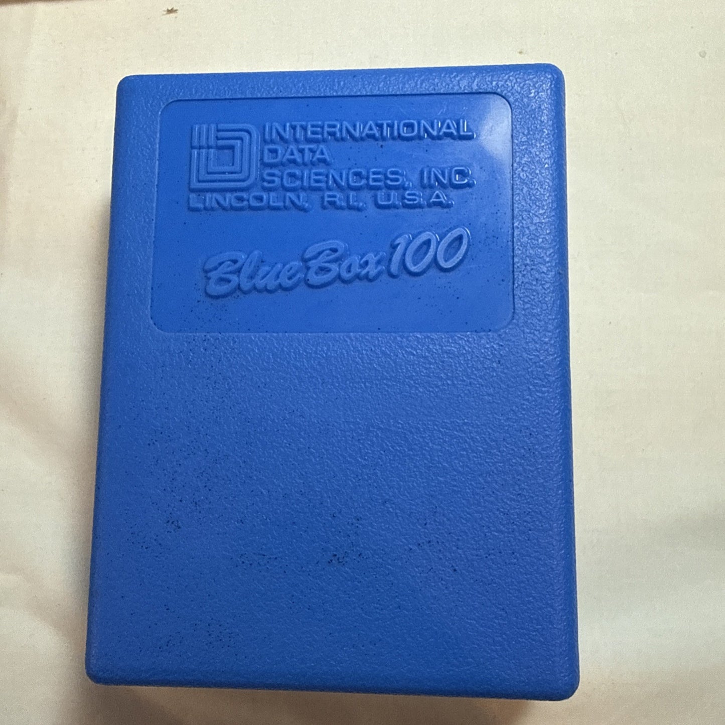 Vintage IDS Blue Box 100 RS-232 Breakout Box Diagnostic Tester DB25 Siemon Case