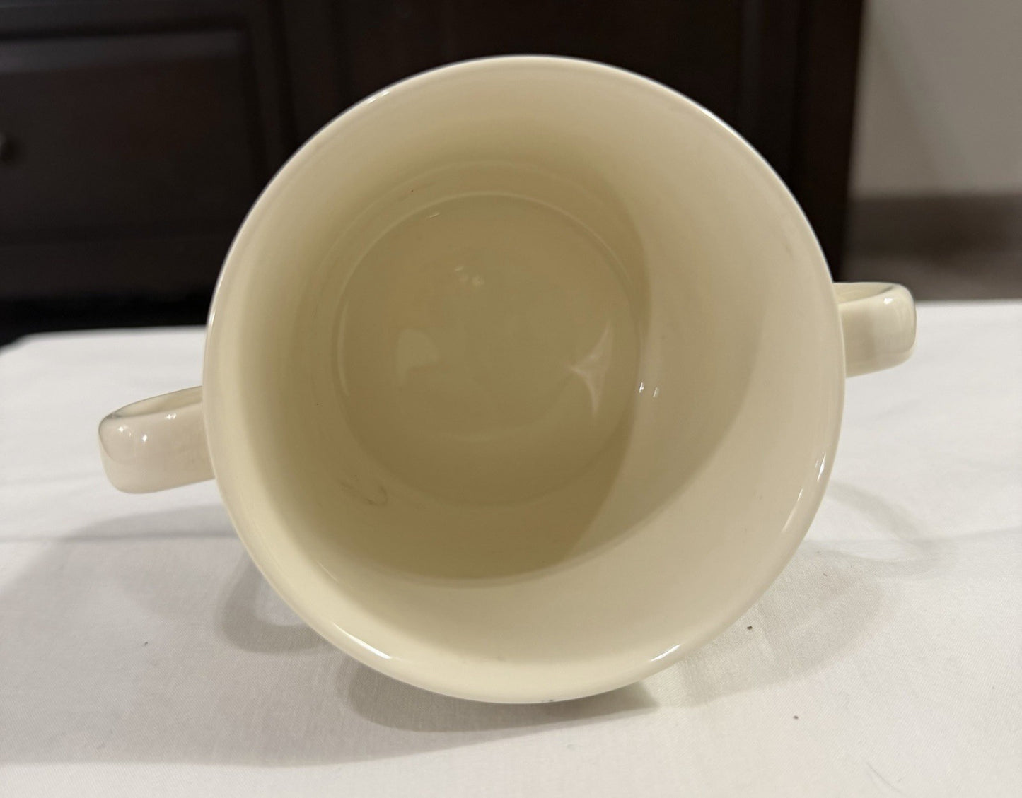 Vintage Royal Doulton Bunnykins Double Handled Cup, Bunny Family Fishing, Child