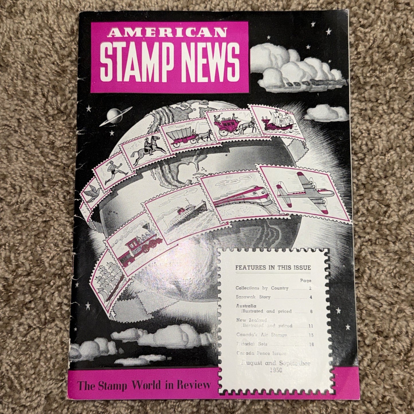 American Stamp News Stamp Finder Digest Lot 1946-1951 Philately Lot of 9