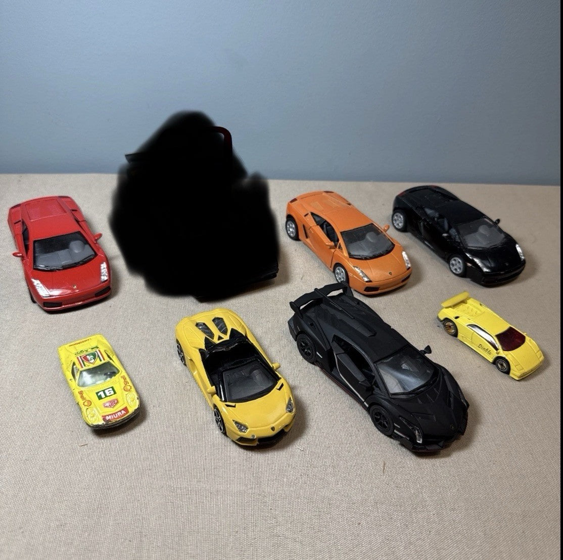 Die Cast Toy Lamborghini Lot of 7 Toy Cars