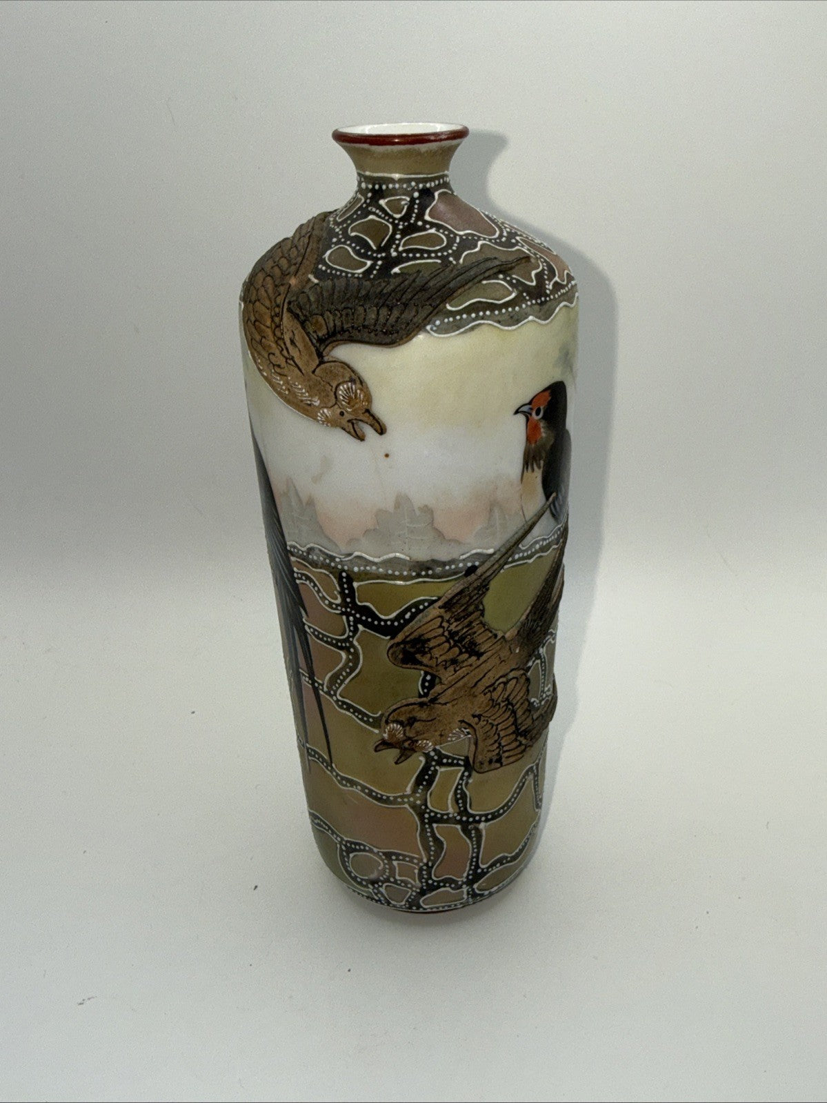 Vintage Noritake Vase Rare Art Deco Style 7x3