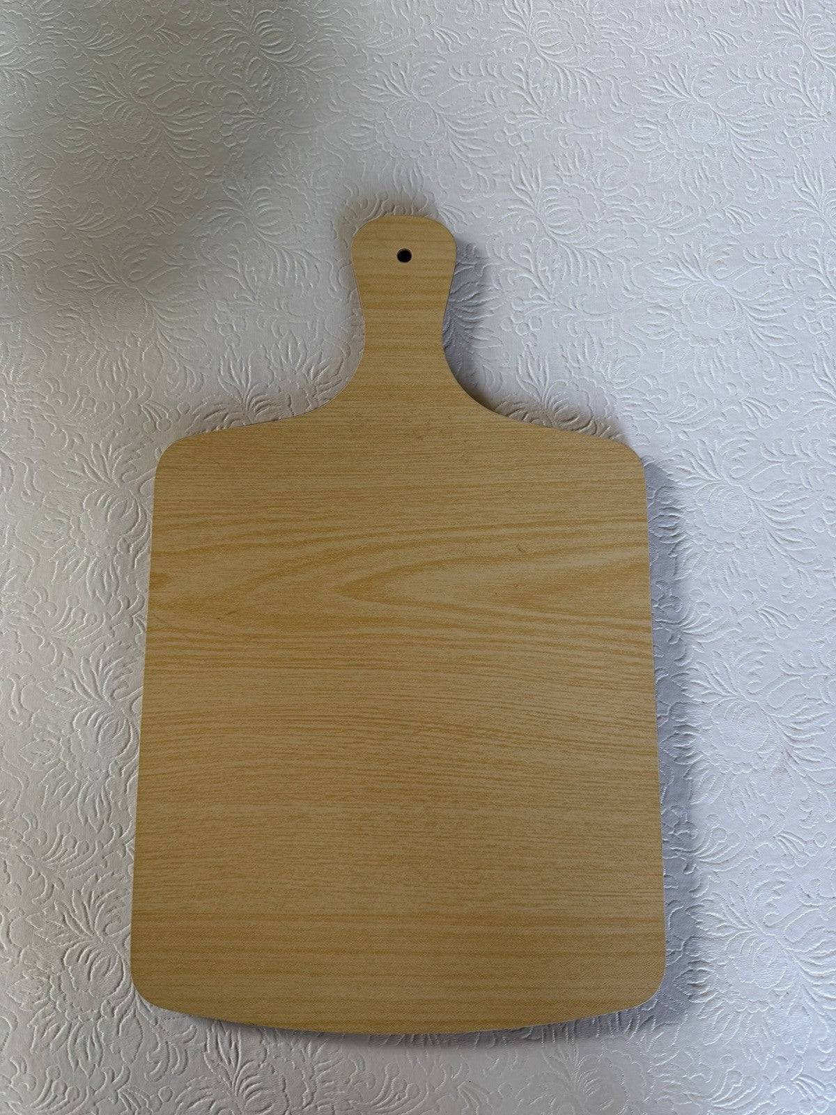 Vintage Clover Leaf Chaffinch Bird Melamine Cutting Board Serving Tray 14"