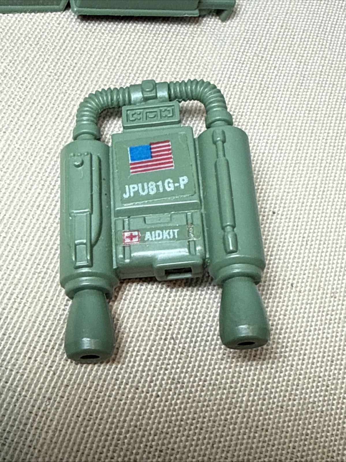 Vintage 1982 GI Joe JUMP Jet Pack Fuel Pack Engine Parts ARAH Hasbro Incomplete