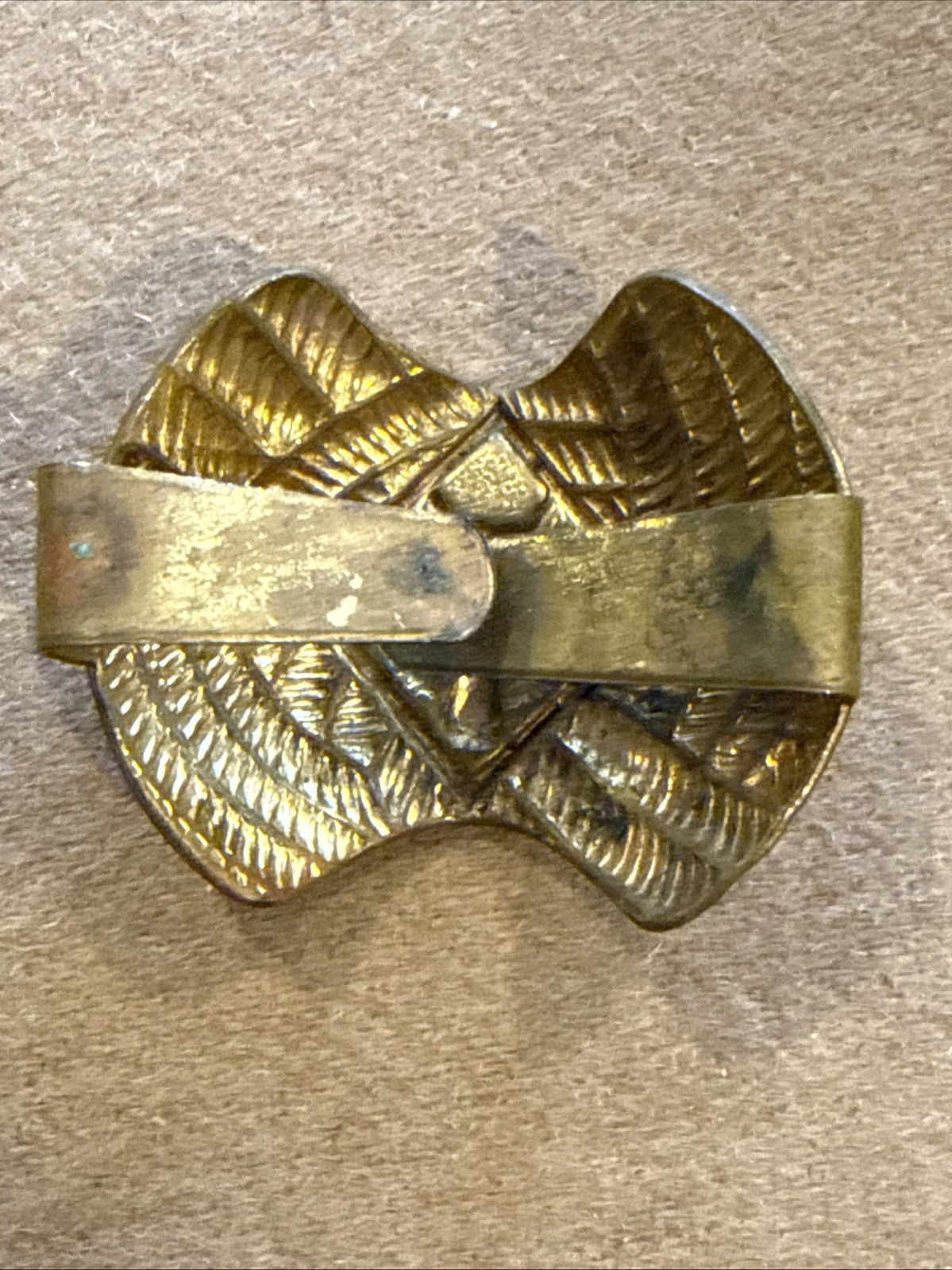 Cub Scouts Webelos Neckerchief Slides, Lot of 2, Brass Tone Bandana Clips