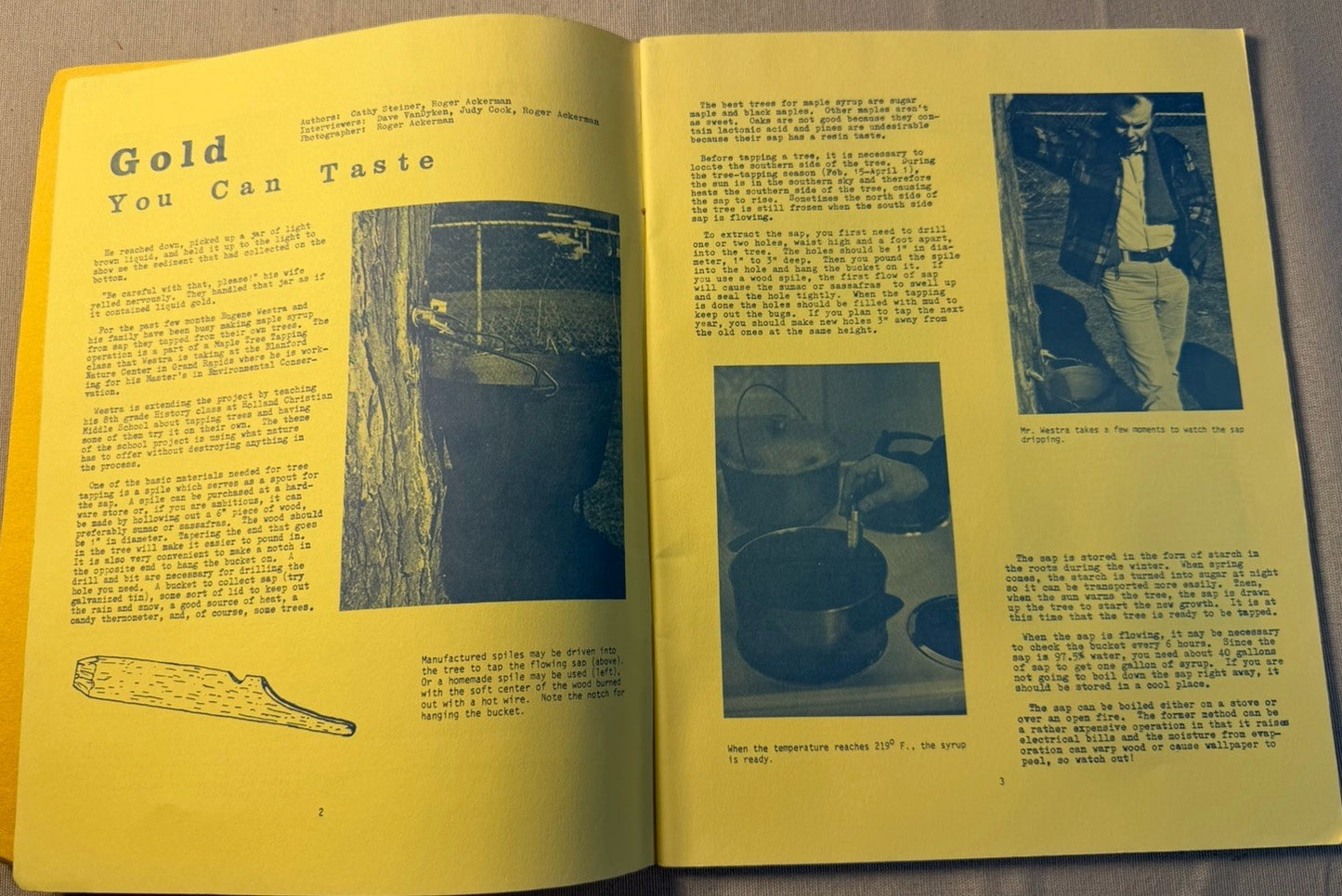 Vintage Wooden Sneakers Magazine Summer 1977 Hope College Student Publication