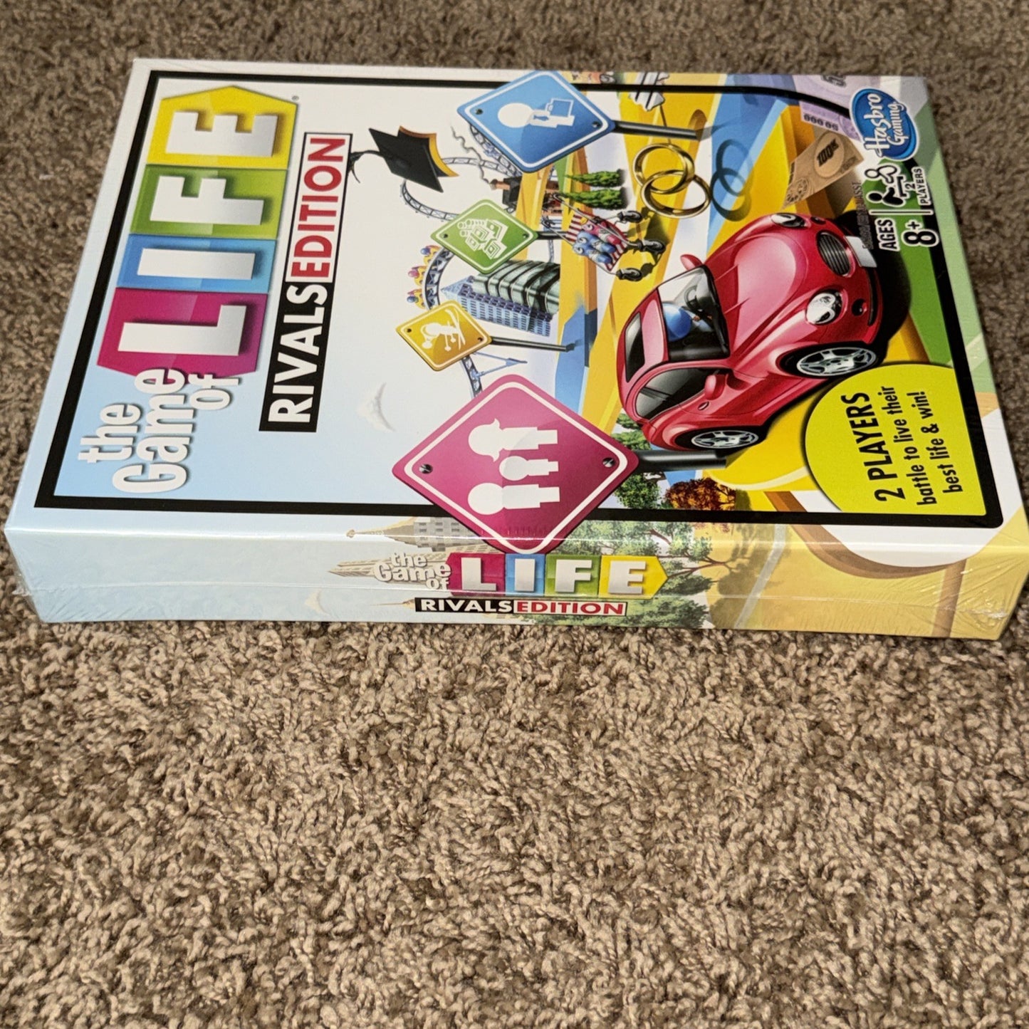 Game of Life Rivals Edition Travel Board Game 2 Player Hasbro - NEW