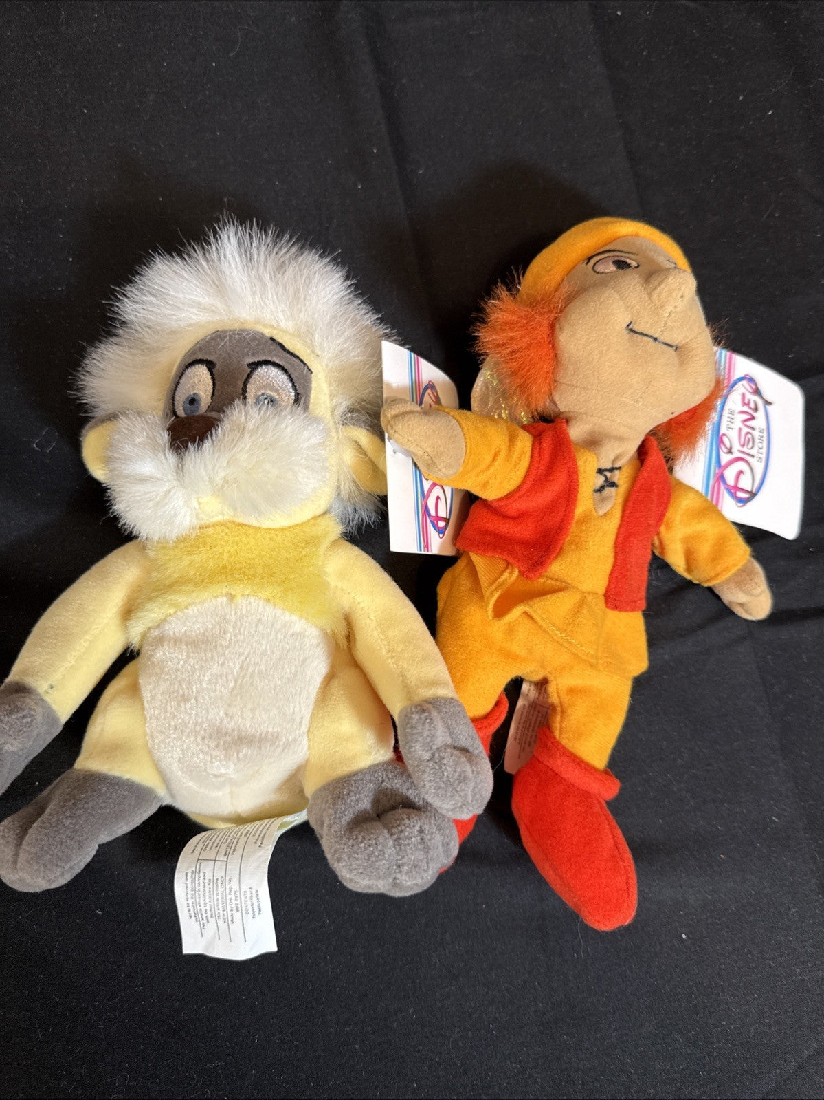 Disney Black Cauldron Gurgi Fair Folk Bean Bag Plush Lot NWT