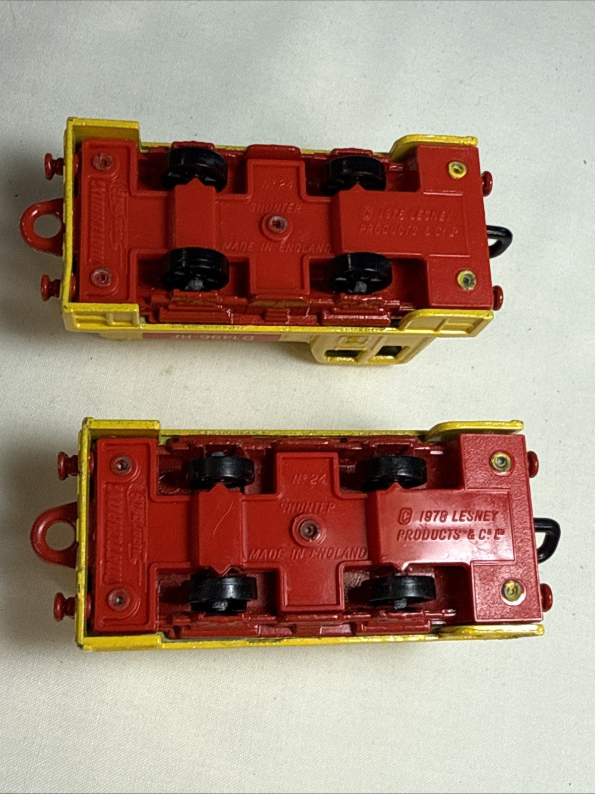 Vintage Lesney Matchbox Superfast Train GWR Steam Loco Hopper Diecast Lot of 6
