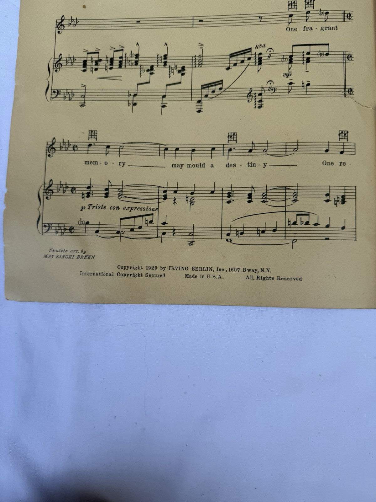 Vintage Sheet Music School Days 1907 Gus Edwards Gloria Swanson Love 1929