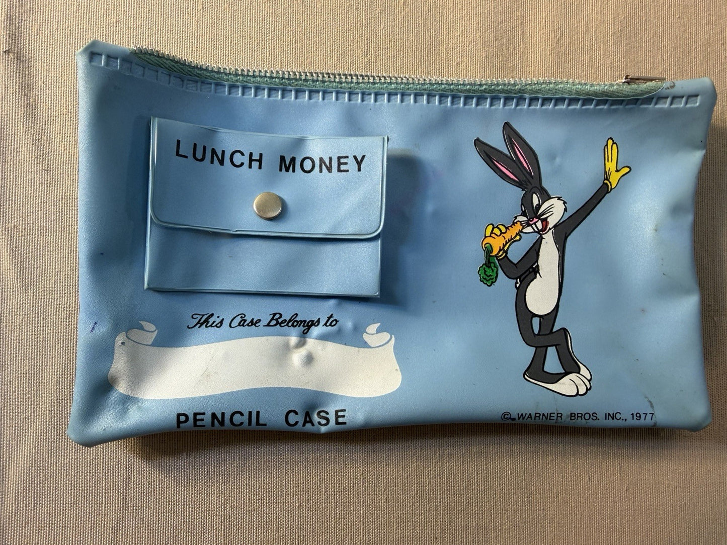 Vintage Looney Tunes Lot Bugs Bunny Wrapping Paper Pencil Case Desk Cup Toys