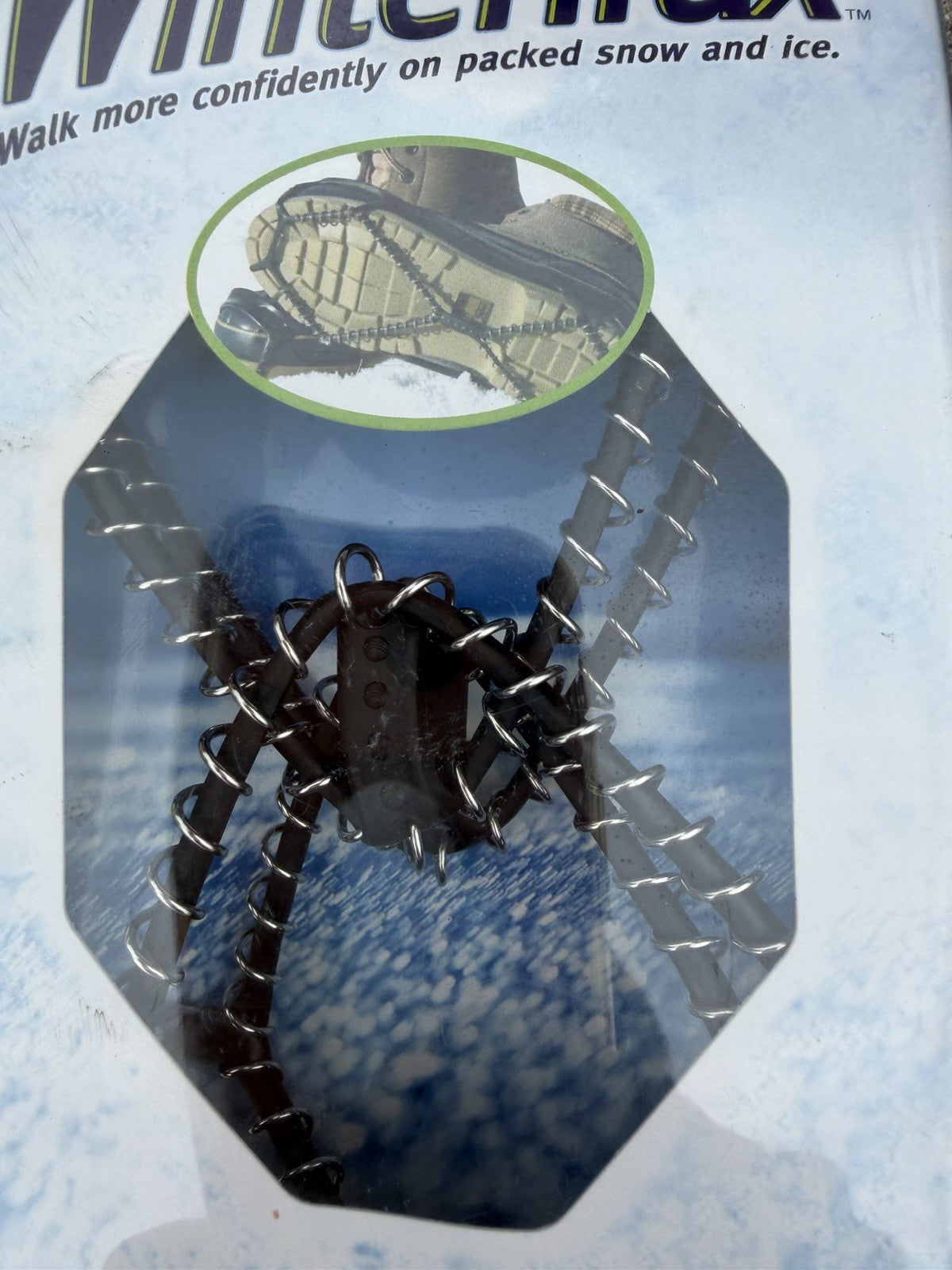 WinterTrax Ice Traction Cleats Lot 2 Shoe Grips Snow Spikes One Size New Sealed
