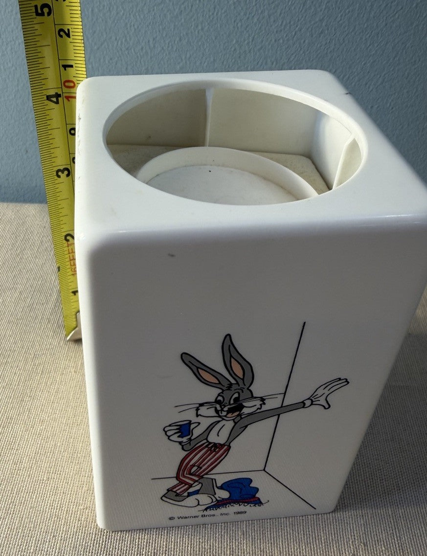 Vintage Looney Tunes Lot Bugs Bunny Wrapping Paper Pencil Case Desk Cup Toys