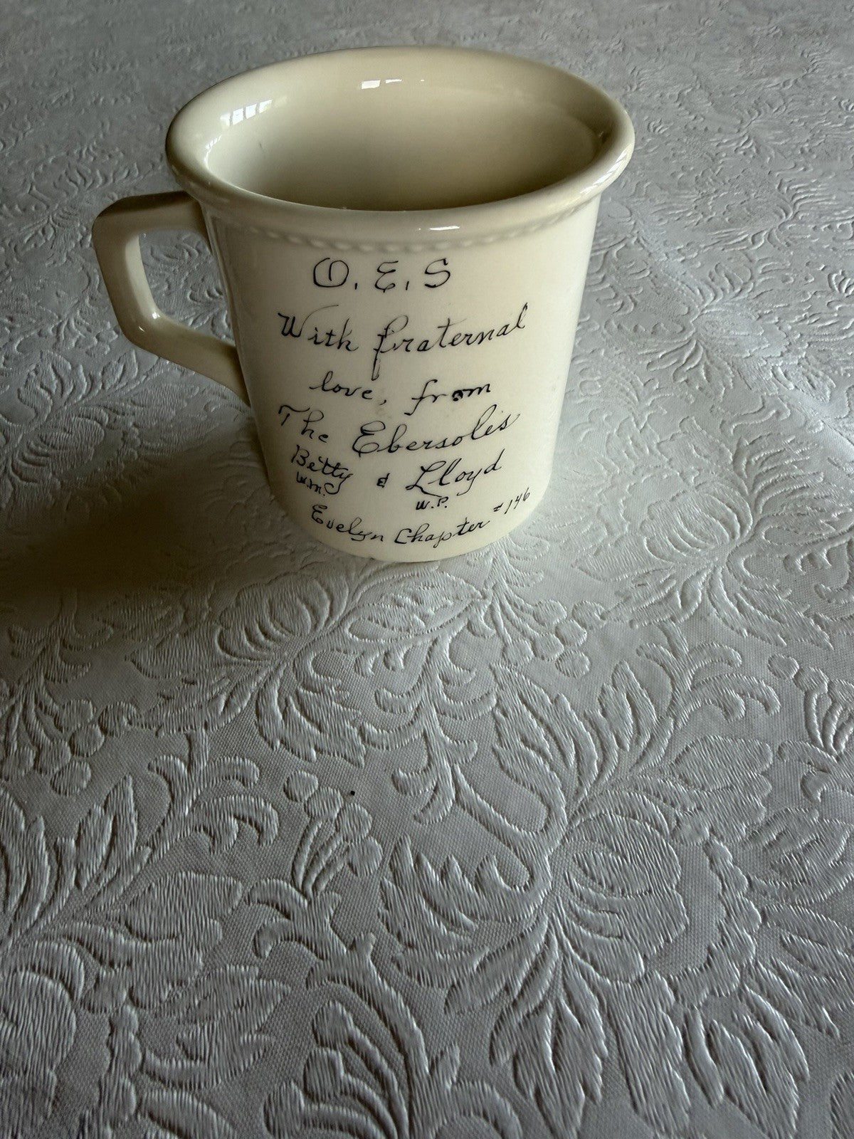 Vintage Masonic Chester Lodge Bible Glass Mug Collectibles Lot Freemason Gift