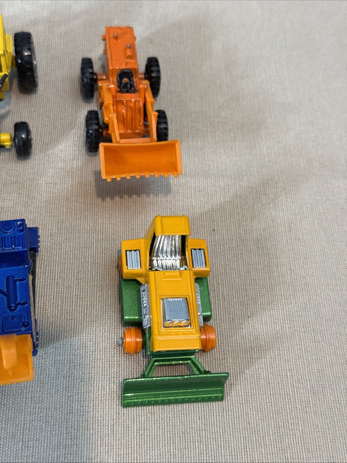 Vintage Matchbox Lesney Superfast Construction Lot Rod Roller Tractor Forklift⁠