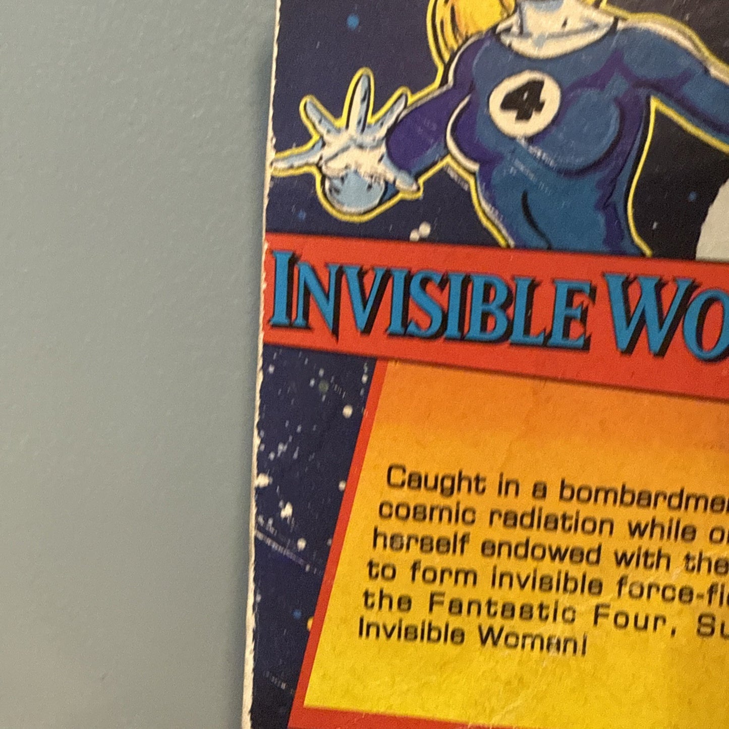 1995 ToyBiz Fantastic Four Invisible Woman Figure Marvel Sealed Vintage