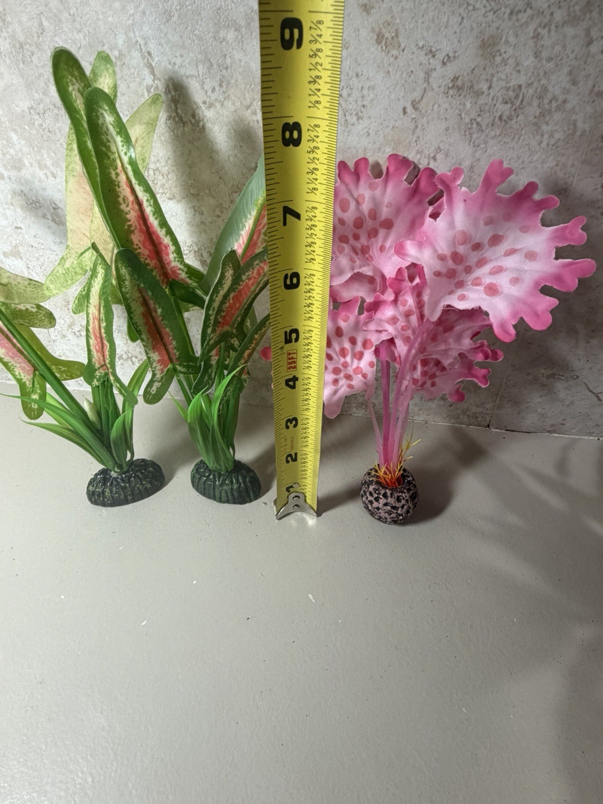 Large Artificial Aquarium Plants Collection Mixed Colors Fish Tank Decor Lot