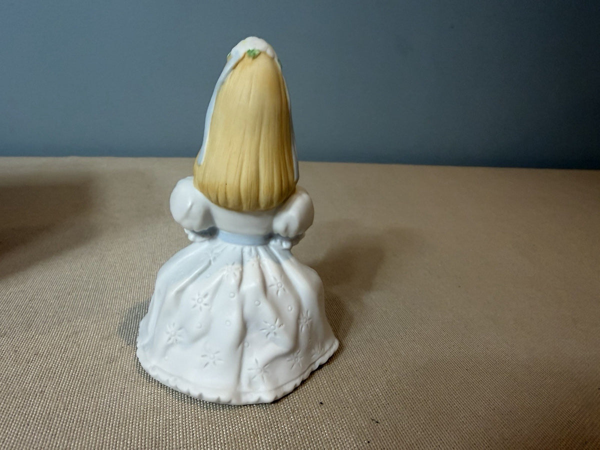 Vintage 1987 Enesco My First Communion Praying Girl Ceramic Figurine With Box