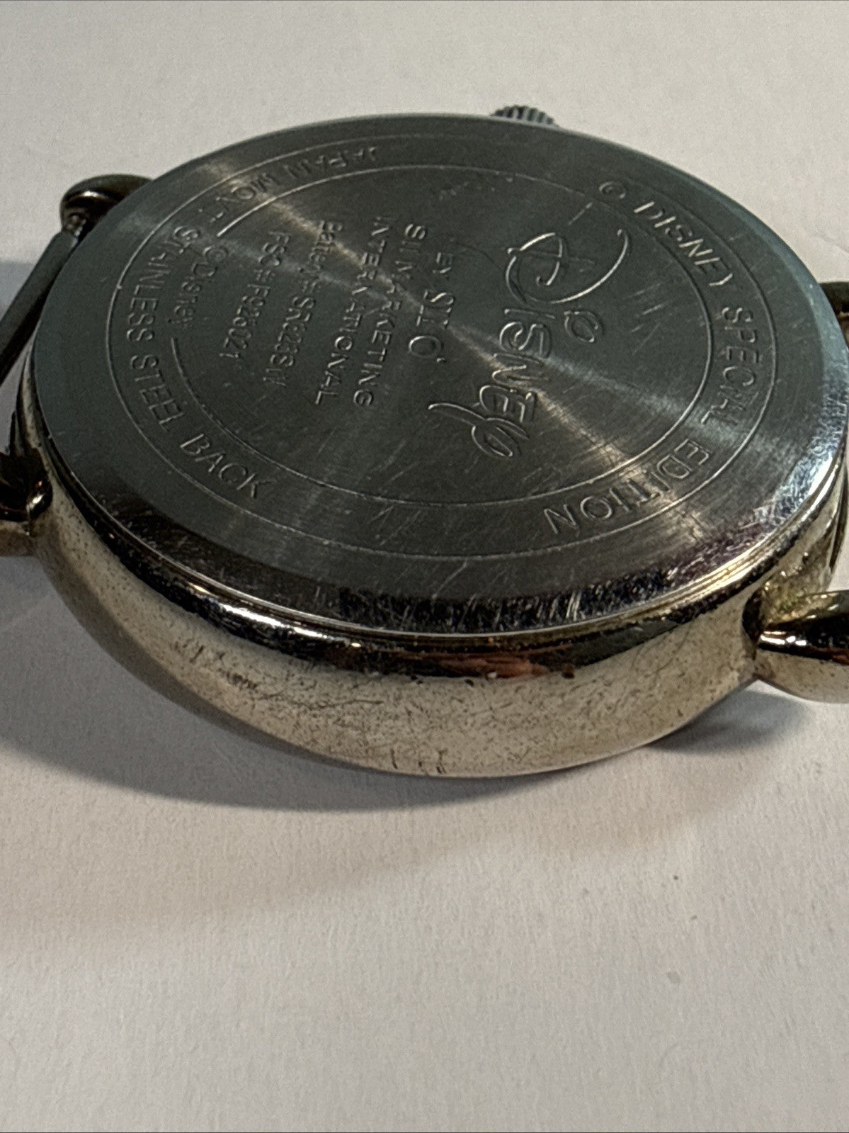 Disney Lady and the Tramp Special Edition Watch Face Works No Band Needs Battery