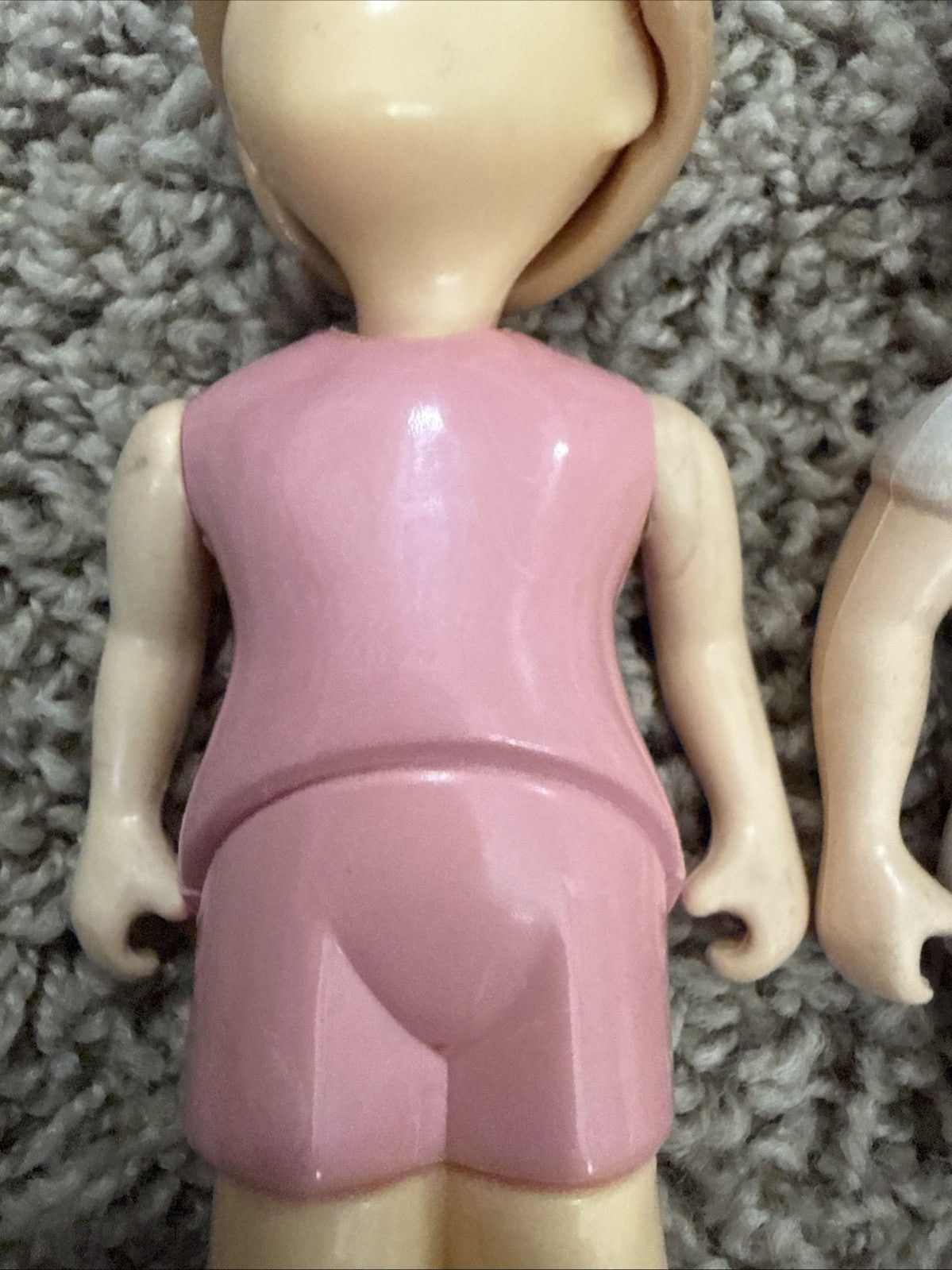 Vintage Little Tikes Dollhouse Family Mom Boy People Figures Lot Of 2