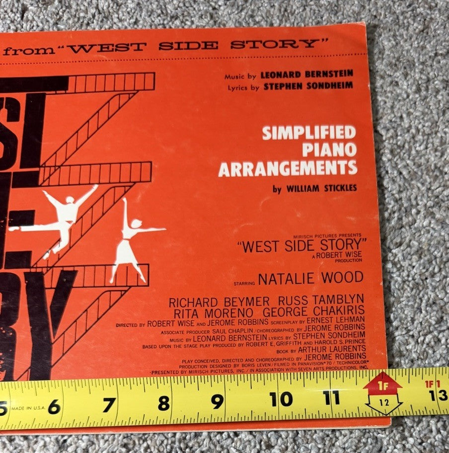 West Side Story Piano Arrangements 1960 Man Of La Mancha 1966