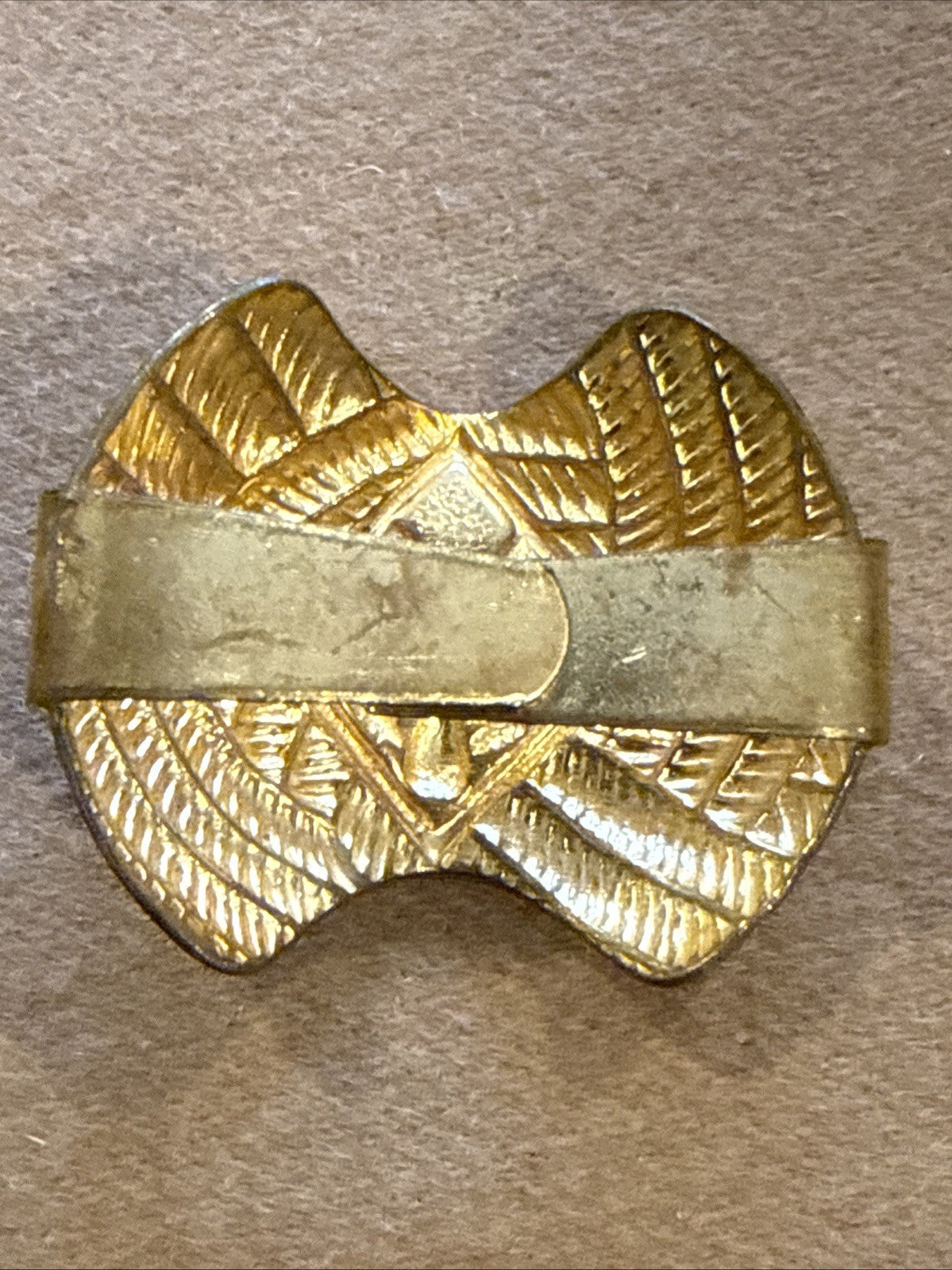 Cub Scouts Webelos Neckerchief Slides, Lot of 2, Brass Tone Bandana Clips