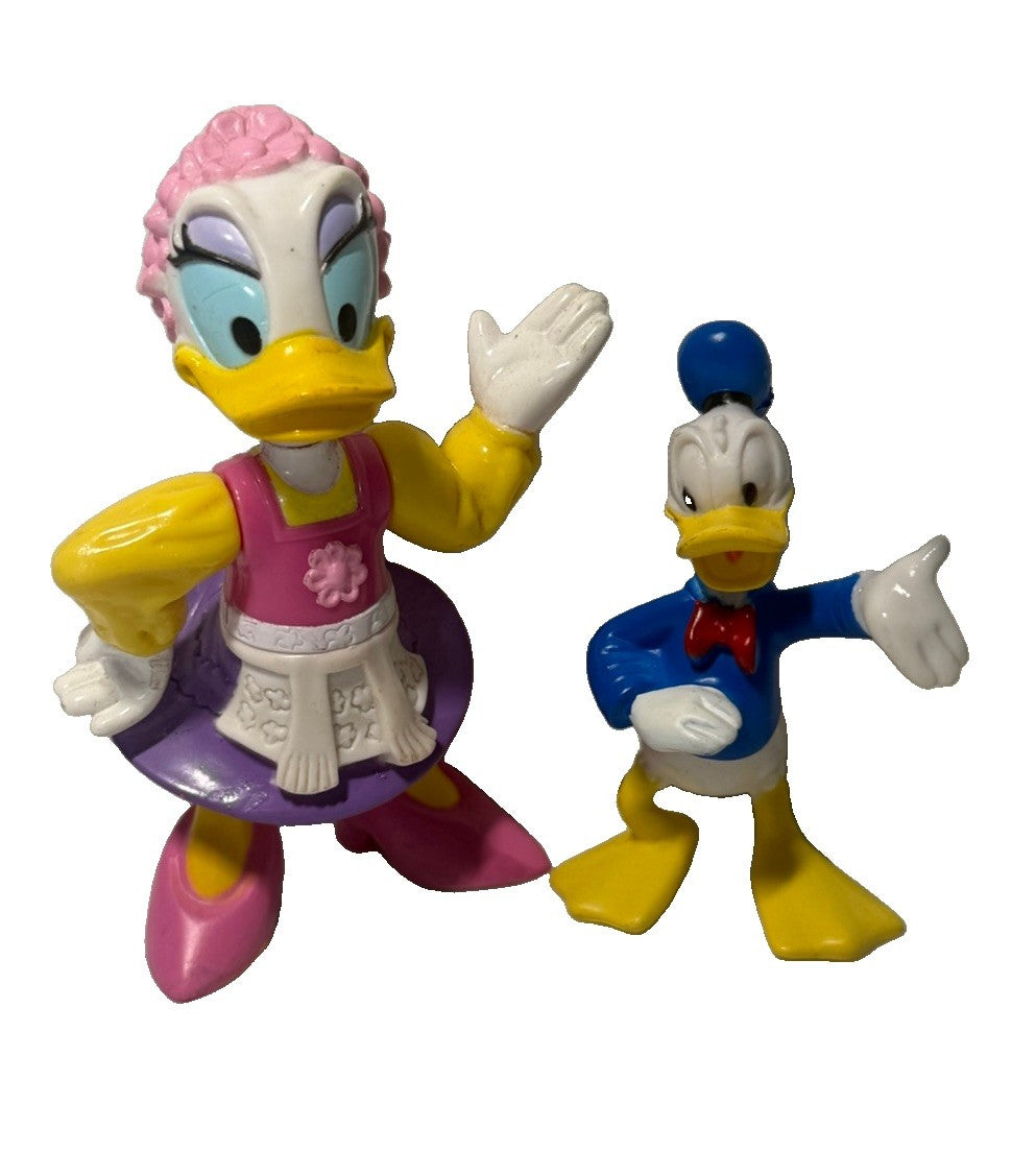Disney Donald Duck Daisy Duck PVC Figure Lot Cake Toppers Mickey Friends Figures