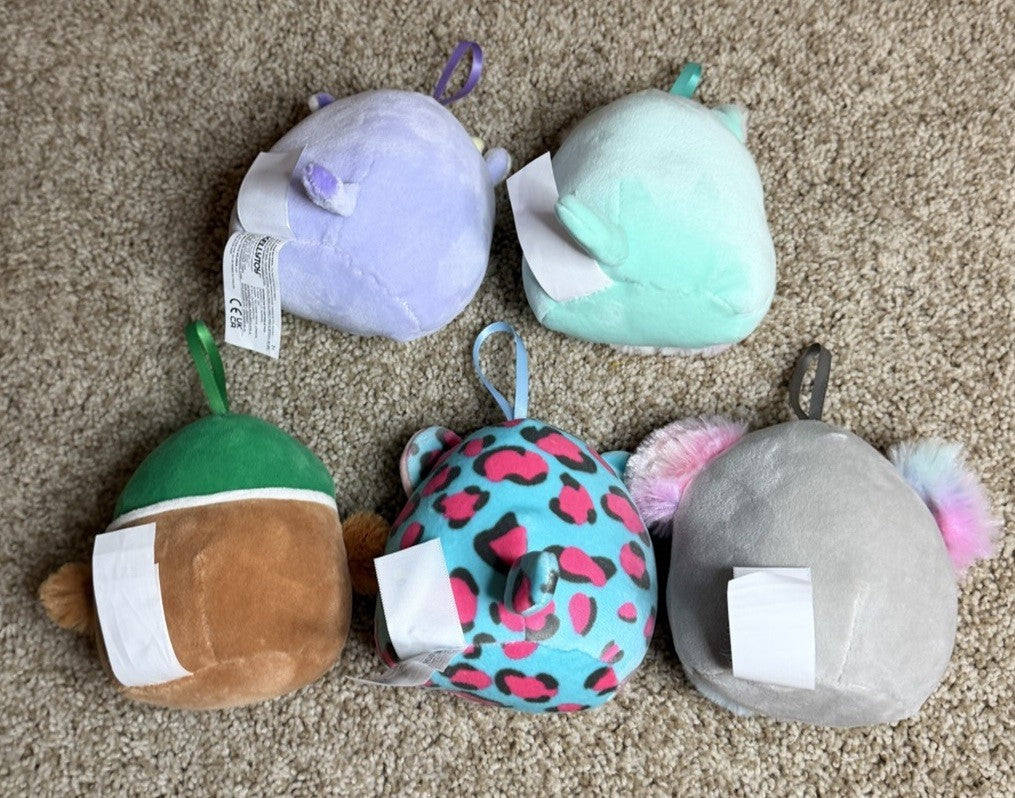 Squishmallows Disney Holiday Plush Mickey Meilzie Chipmunk Mini Stuffed 10 pcs