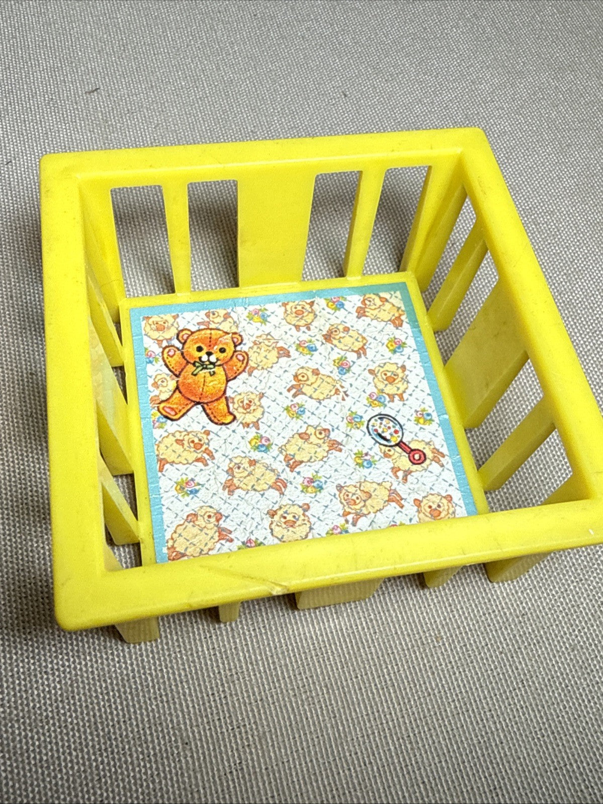 Vintage Fisher-Price Little People Play Family Nursery761 Incomplete + Extras
