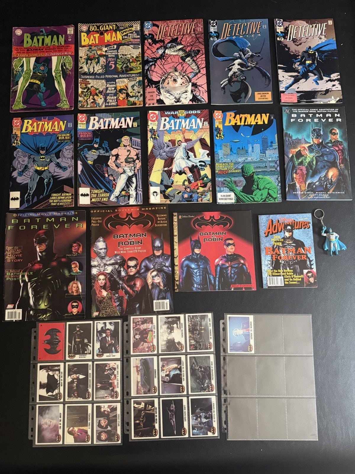Vintage DC Comics Batman Magazines Cards Comics Detective Silver Bronze Age
