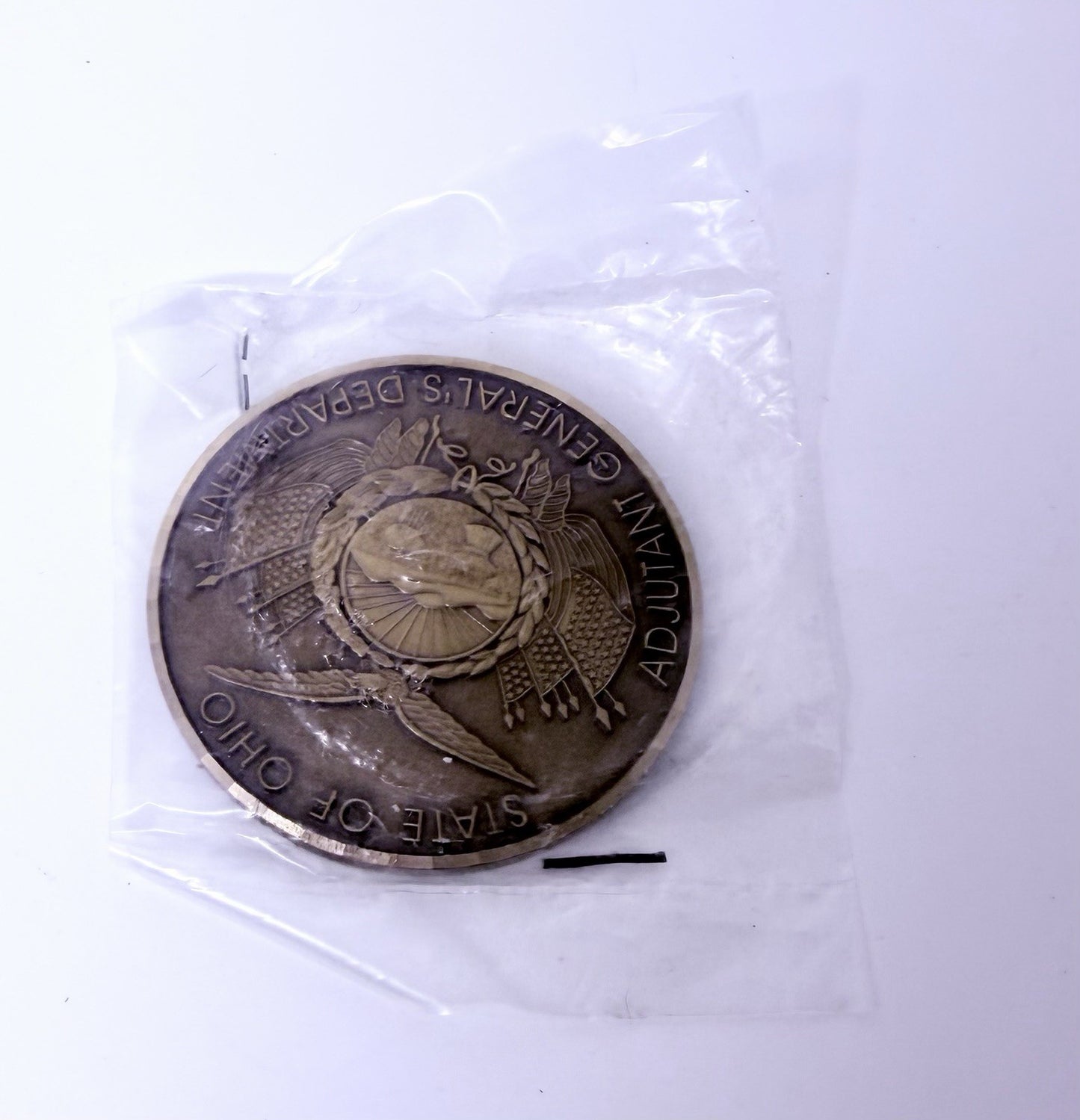 Bronze Military Challenge Coin 2 Star General State Of Ohio Adjutant General