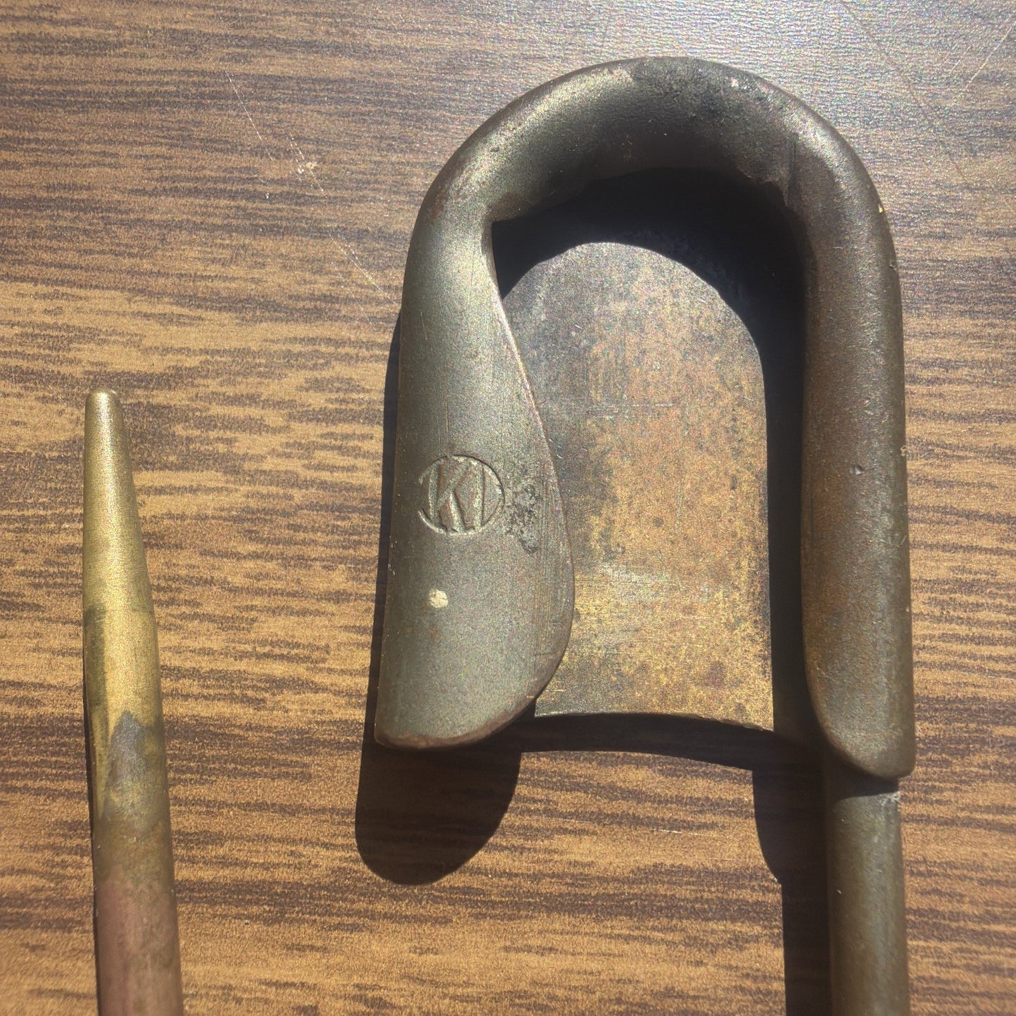 Vintage Oversize 5" Brass Safety Pin Scuba Military Utility Pin Large