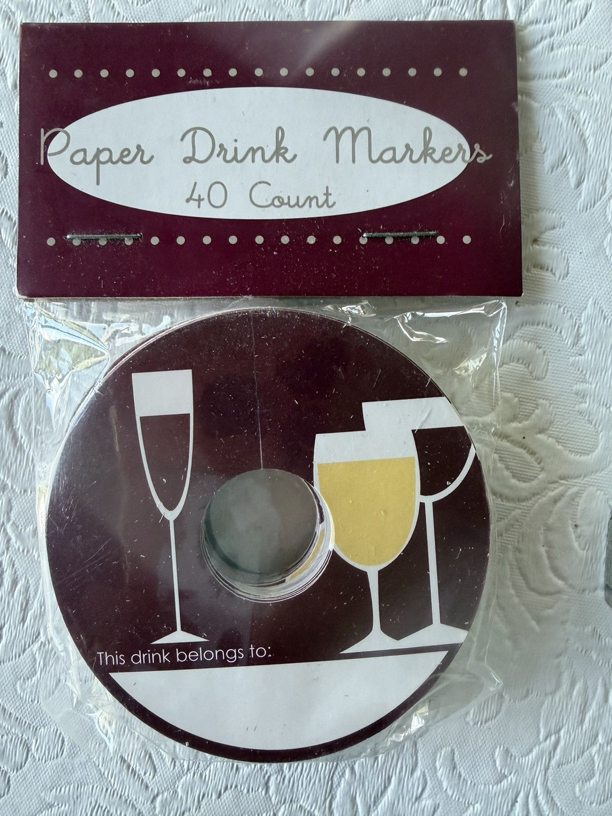 Vintage Wine Charms Drink Marker Set Vineyard Pewter Wine Is Mine Barware Gift