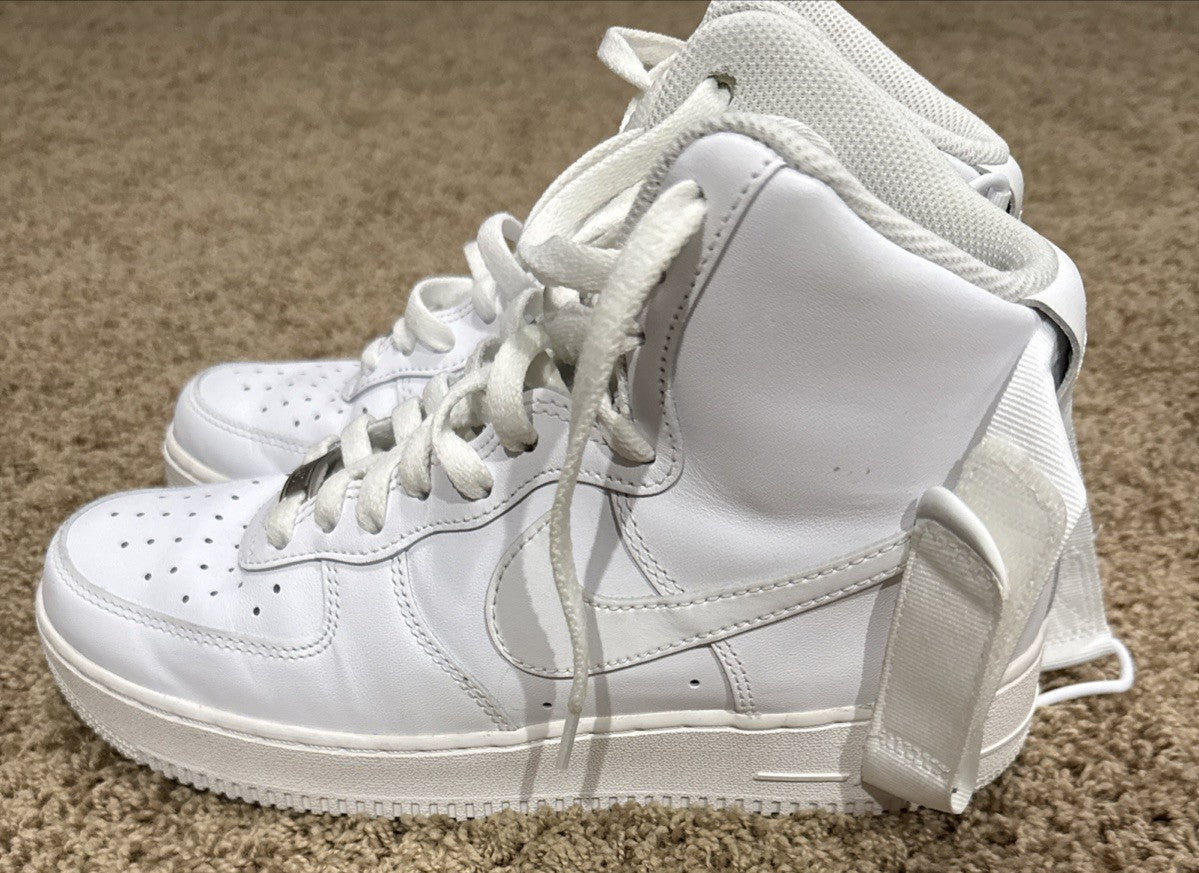 Nike Air Force 1 High Triple White Size 9 Mens Sneakers