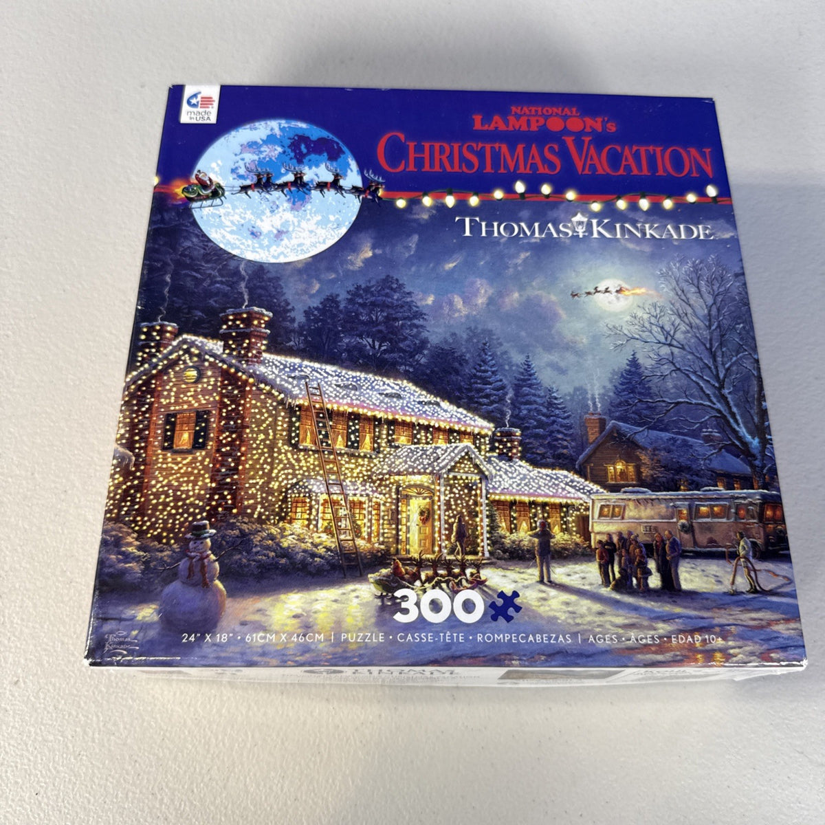 Christmas Puzzles Lot of 3 TV Movie Friends Charlie Brown Christmas Vacation Set